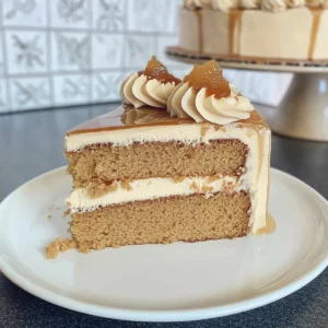 Decadent Caramel Coffee Buttercream Cake