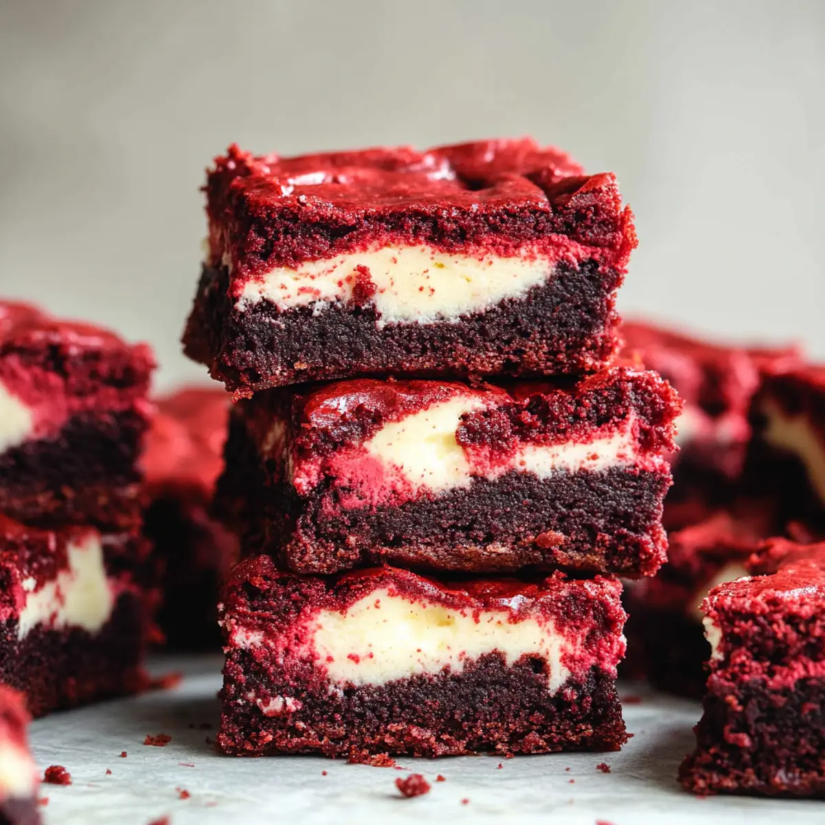 Red Velvet Blondies
