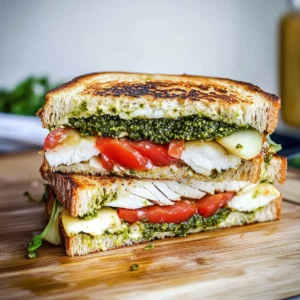 Apple Gouda Pesto Turkey Panini