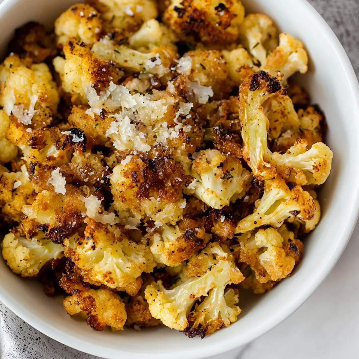 Crispy Roasted Cauliflower