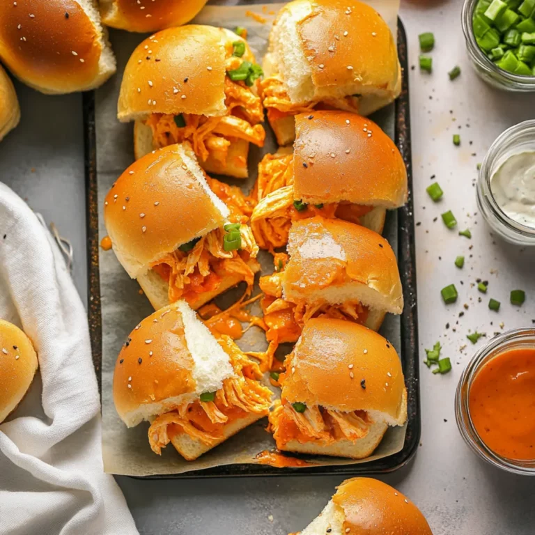 Buffalo Chicken Sliders