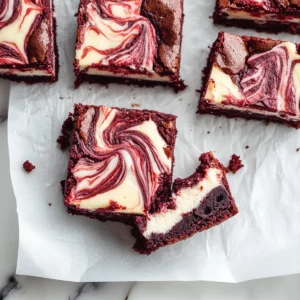 Red Velvet Cheesecake Brownies