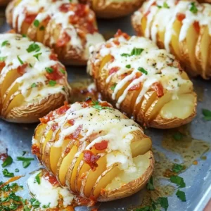 The BEST Loaded Hasselback Potatoes