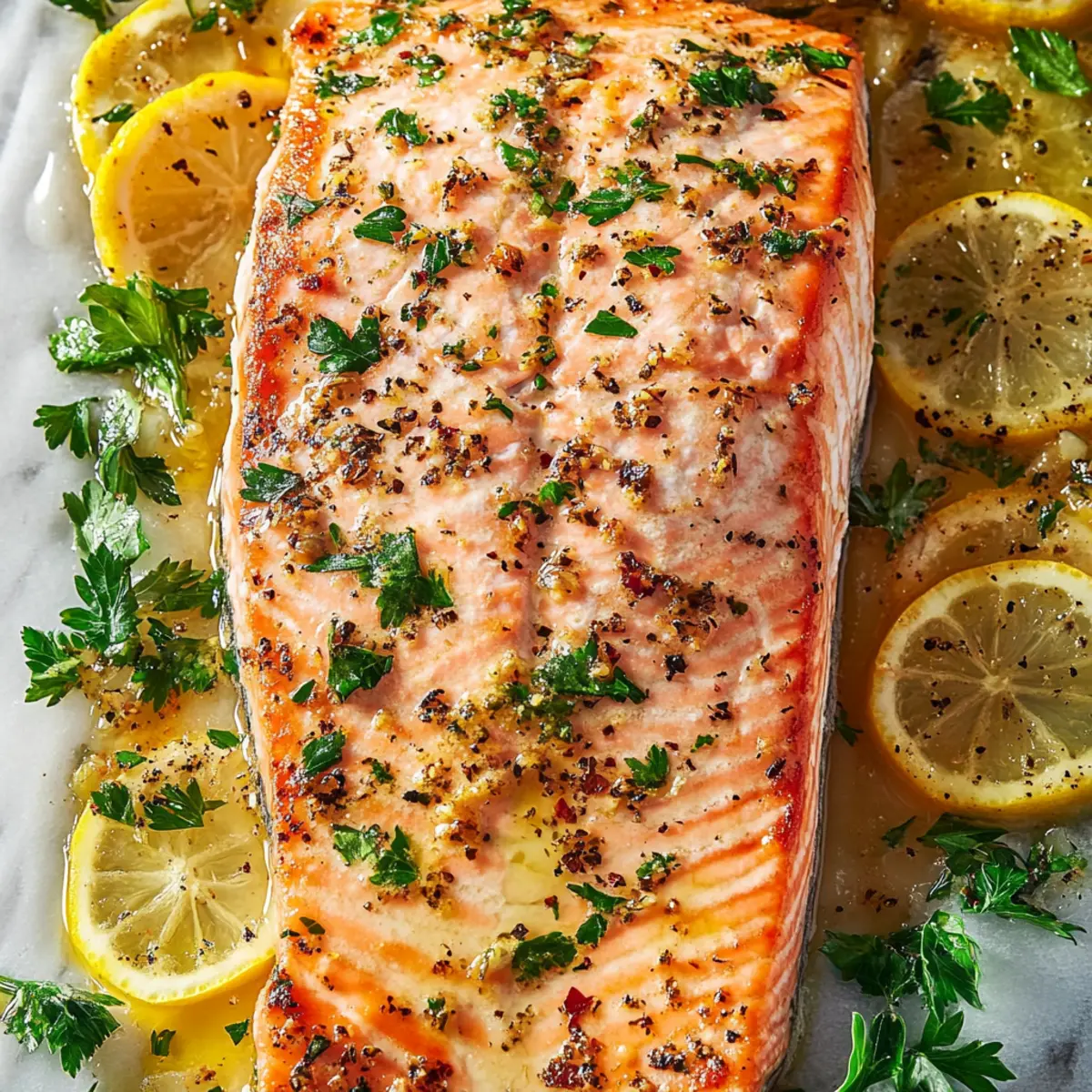 The Best Oven Baked Salmon with Lemon and Herbs Recipe
