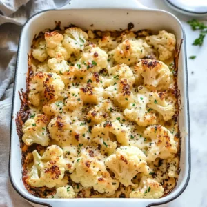 Cheesy Baked Cauliflower