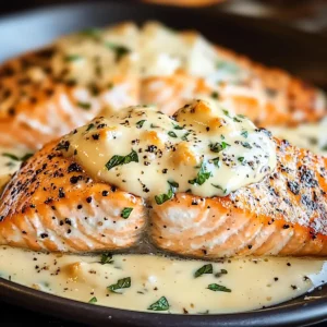 Baked Boursin Salmon