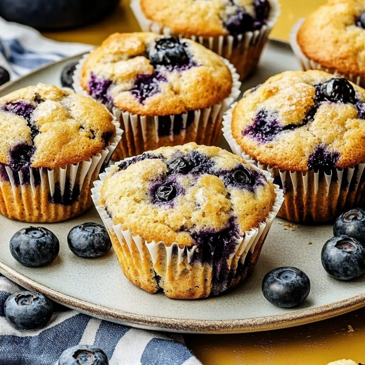 Greek Yogurt Blueberry Protein Muffins for a Healthy Snack