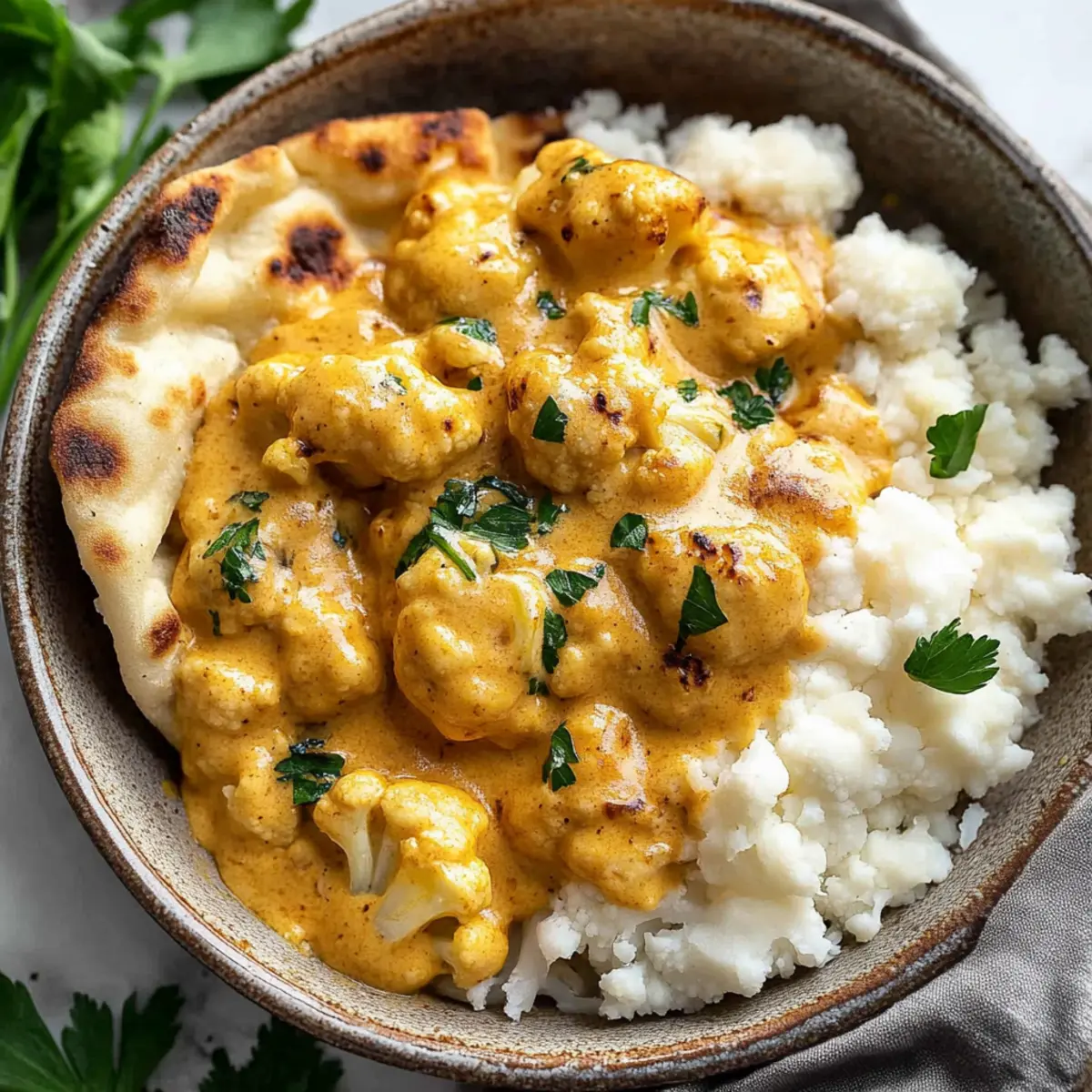 Delicious Butter Cauliflower Recipe with Coconut Milk and Spices
