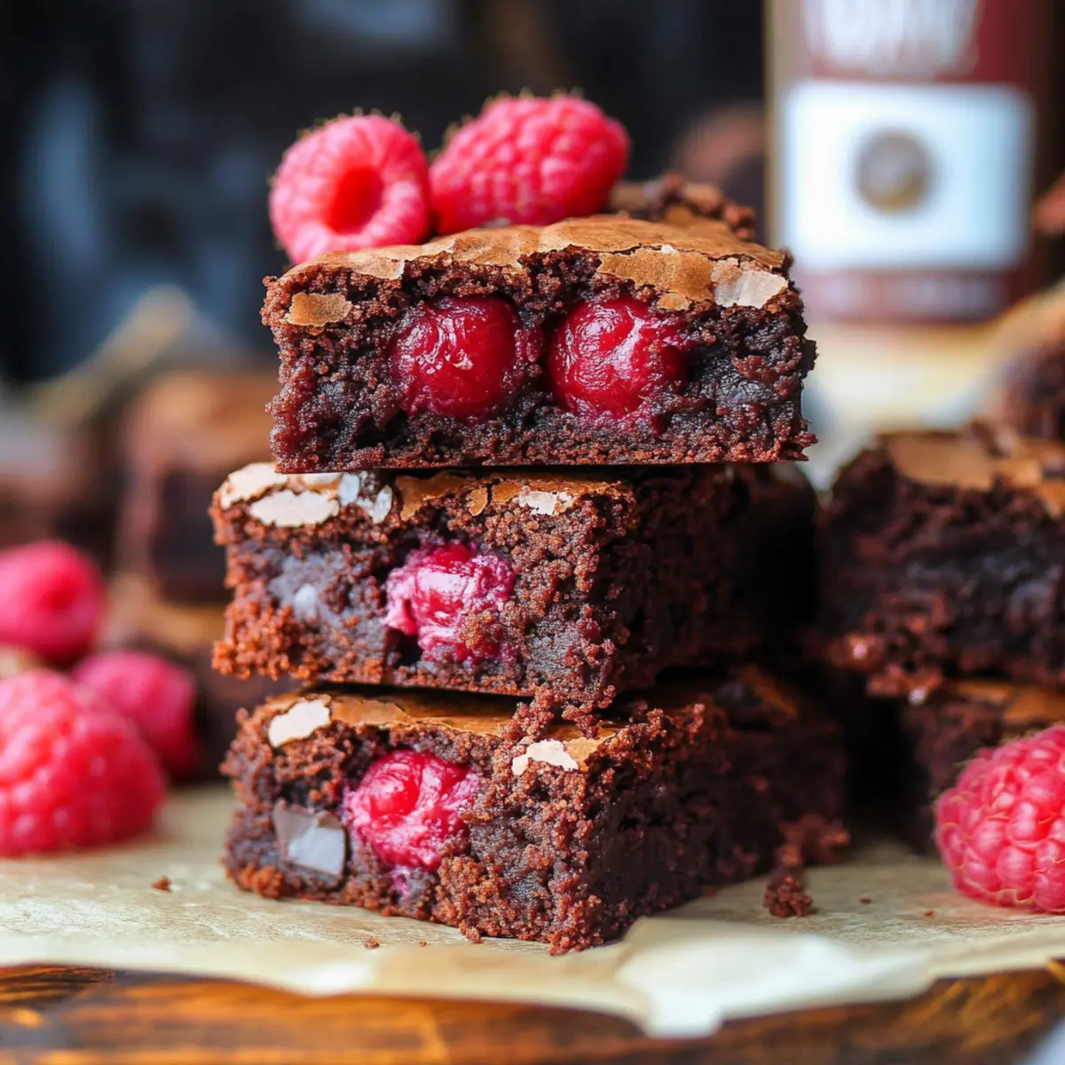 Delicious Raspberry Brownies Recipe with Chocolate Chips