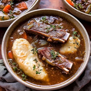 French Onion Beef Short Rib Soup