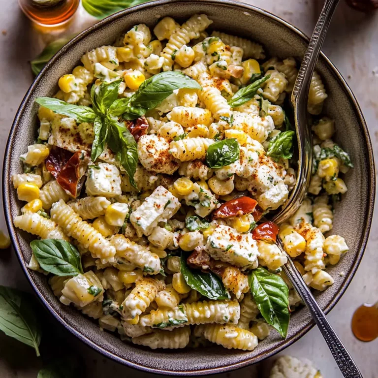 Healthy Street Corn Pasta Salad