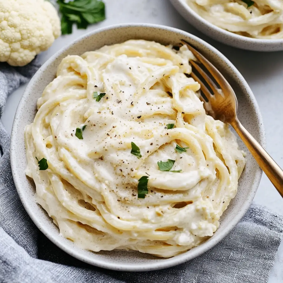 Cauliflower Alfredo Sauce