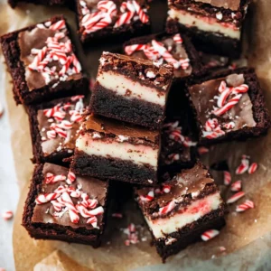 Fudgy Peppermint Brownies