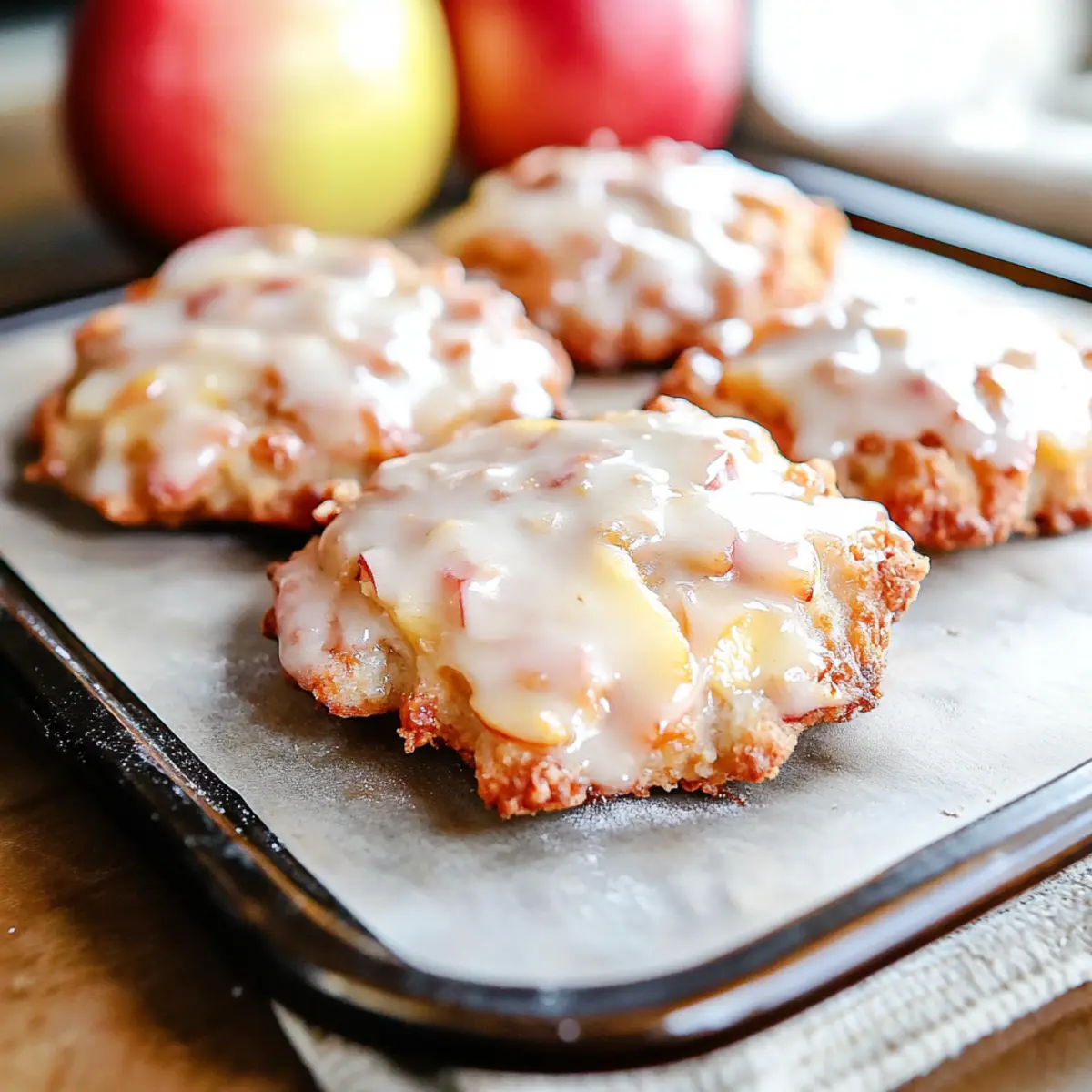 Delicious Baked Apple Fritters Recipe with Sweet Glaze
