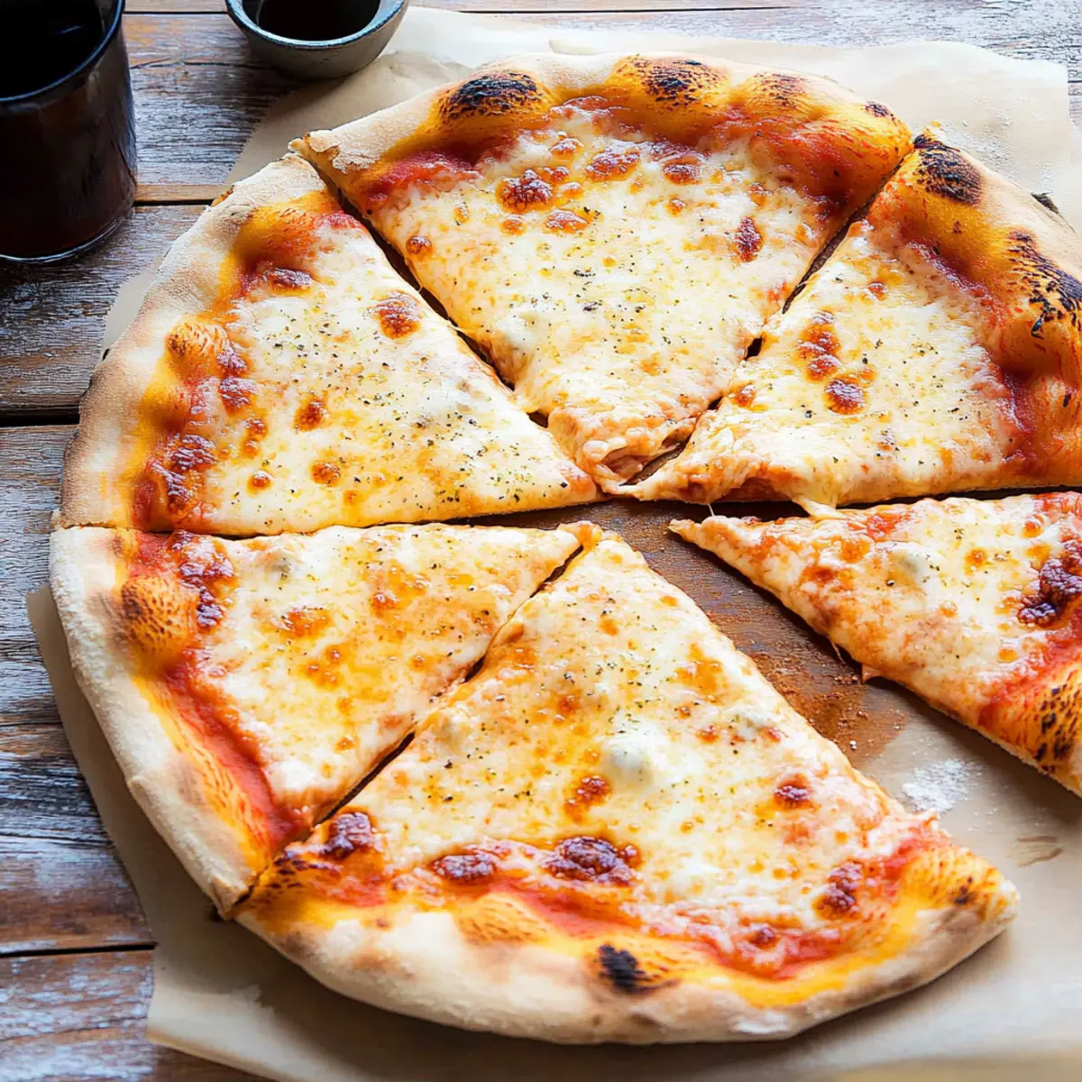 Four Cheese Quattro Formaggi Pizza
