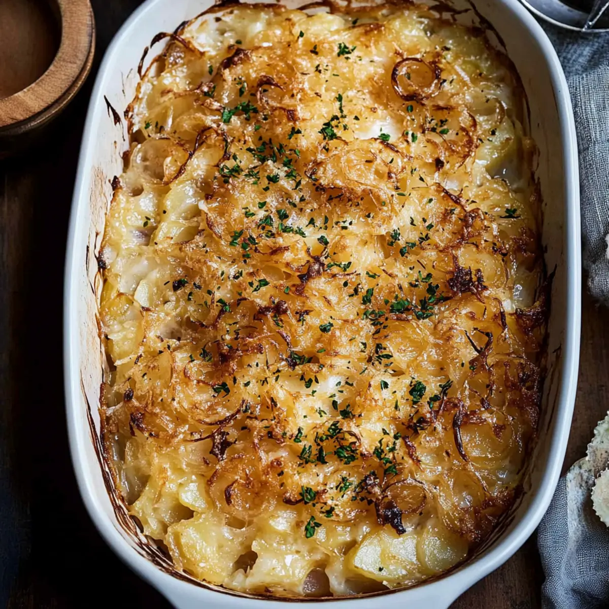 Delicious French Onion Funeral Potatoes Recipe for Gatherings