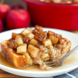 Thanksgiving Apple Cinnamon French Toast Casserole
