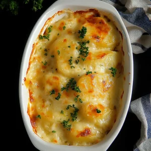 Ruth’s Chris-Inspired Potatoes au Gratin