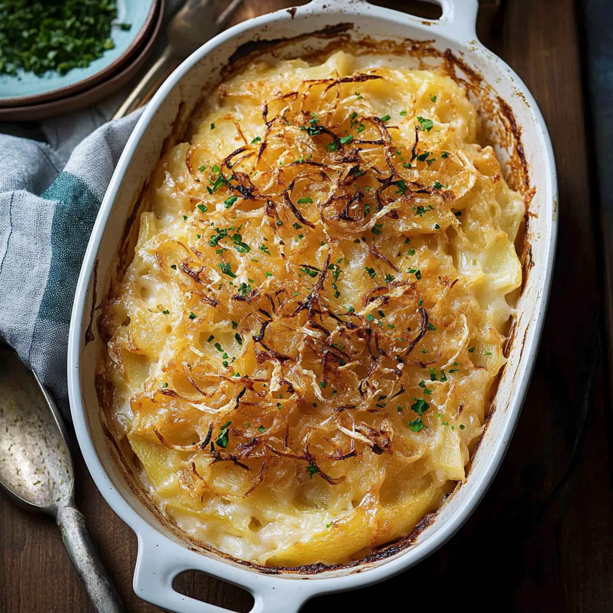 Delicious French Onion Funeral Potatoes Recipe for Gatherings