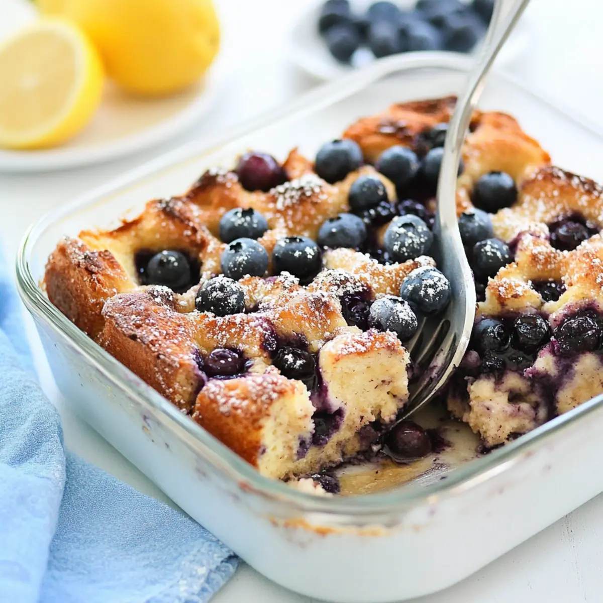 Delicious Blueberry Lemon French Toast Casserole Recipe to Try