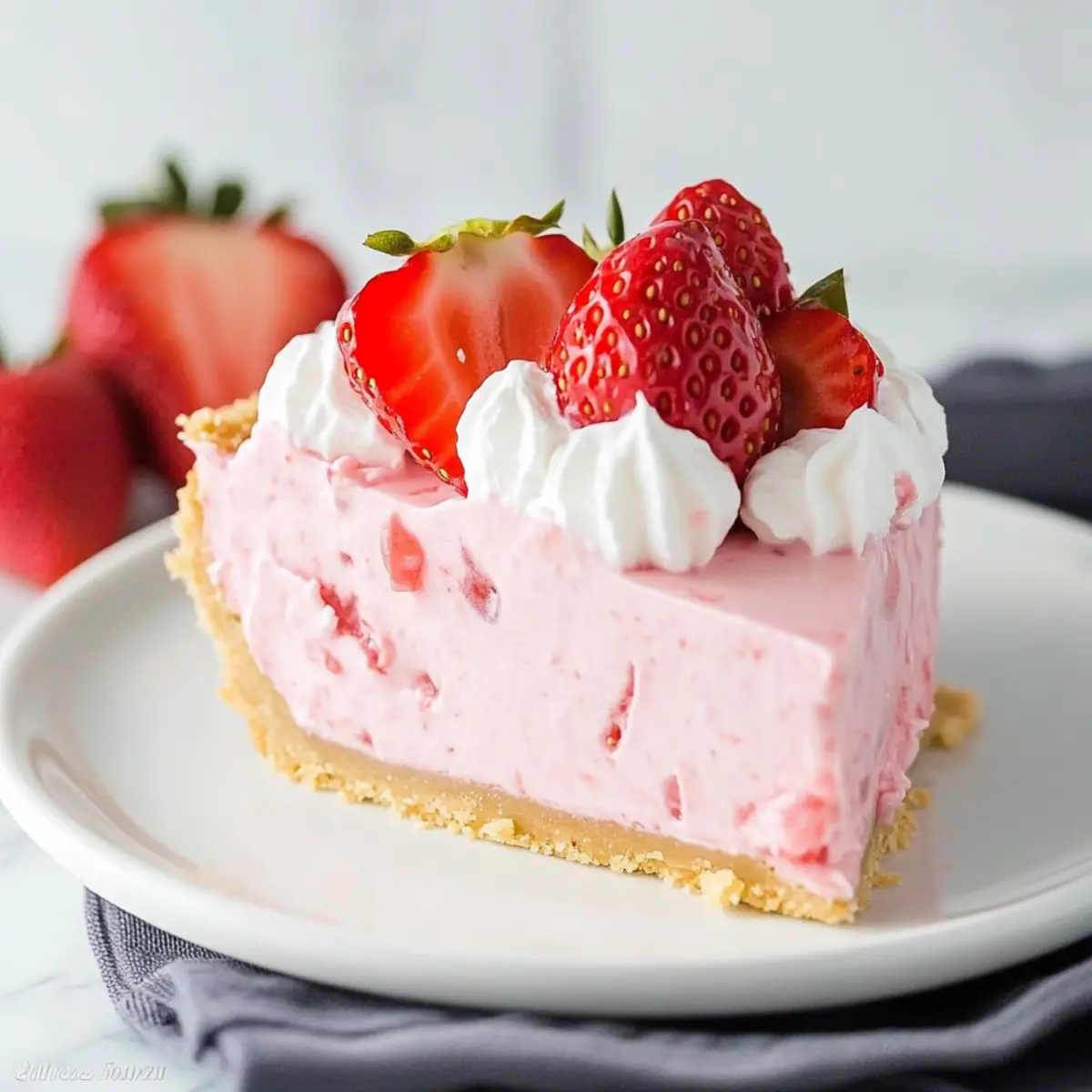Delicious No-Bake Strawberry Cream Pie Recipe for Summer Treats