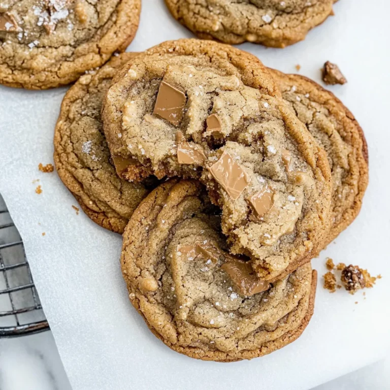 Brown Butter Coffee Toffee Cookies
