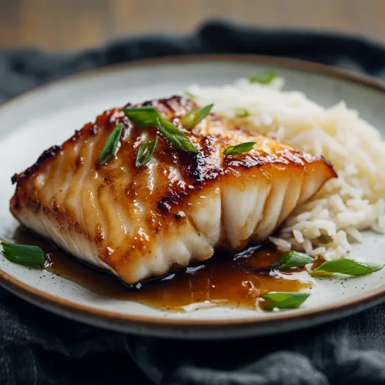 Amazing Baked Honey Marinated Cod