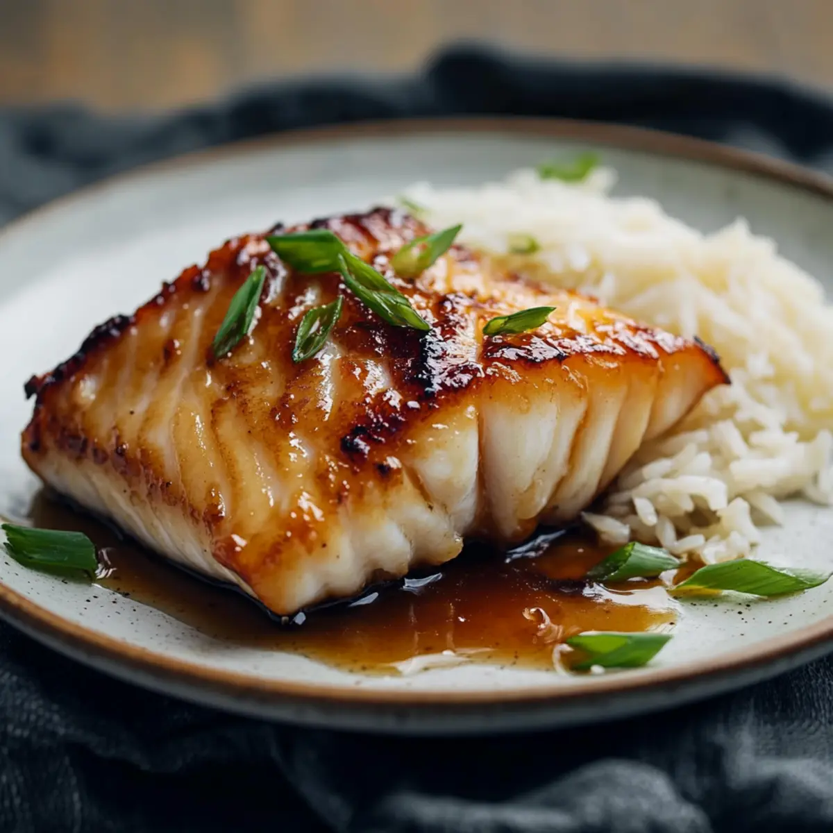 Amazing Baked Honey Marinated Cod