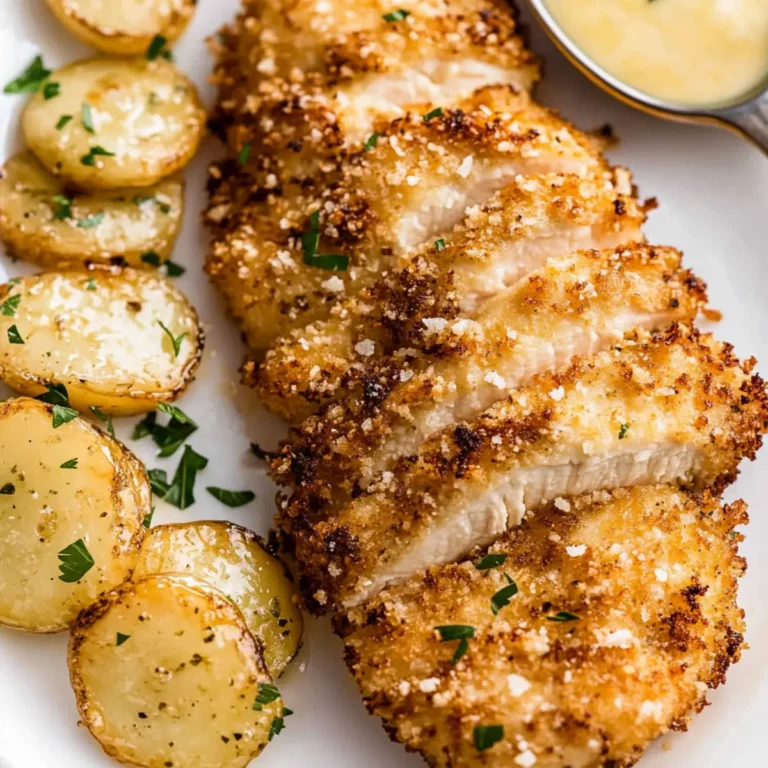 Crispy Air Fryer Parmesan Crusted Chicken Recipe