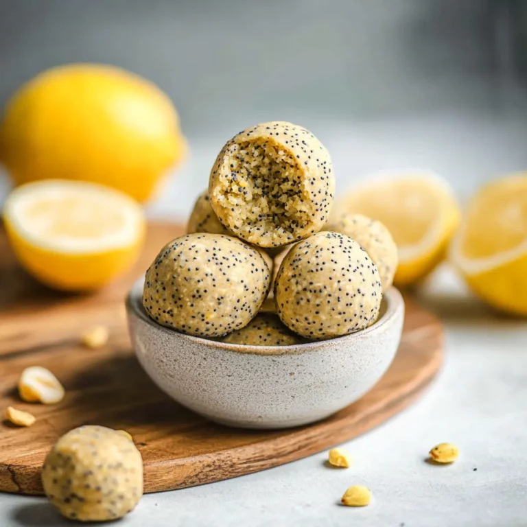 Lemon Poppy Seed Energy Bites
