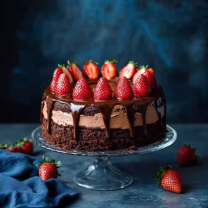 Strawberry Chocolate Cake