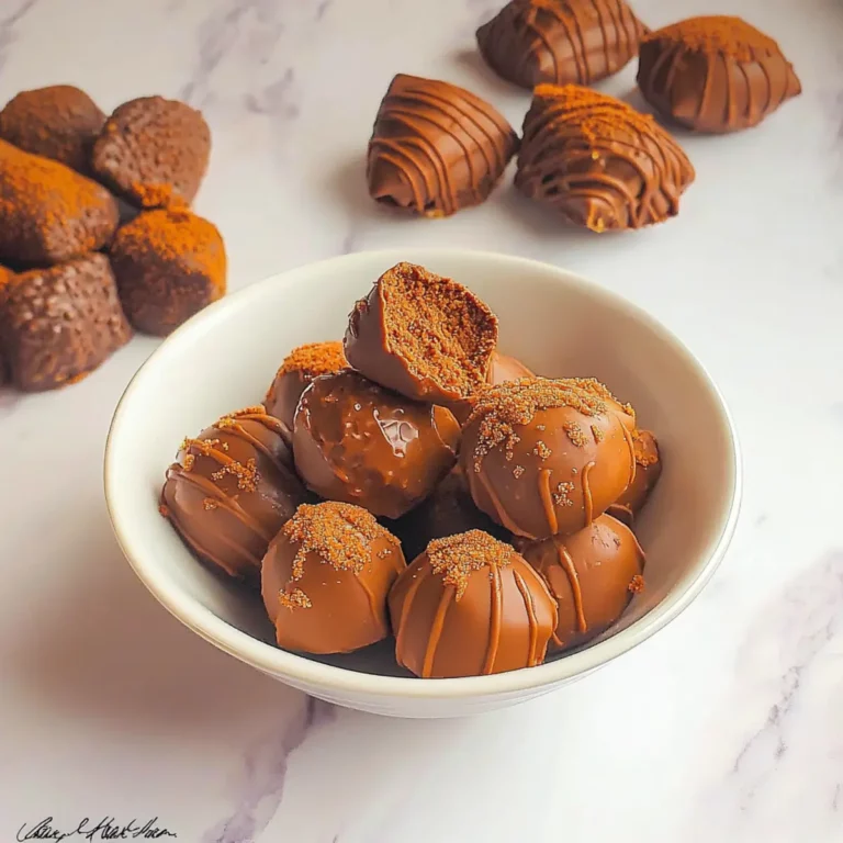 No-Bake Biscoff Truffles