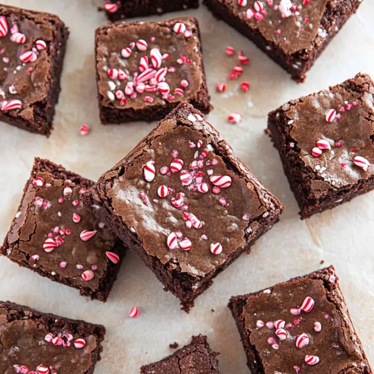 Easy Peppermint Brownies