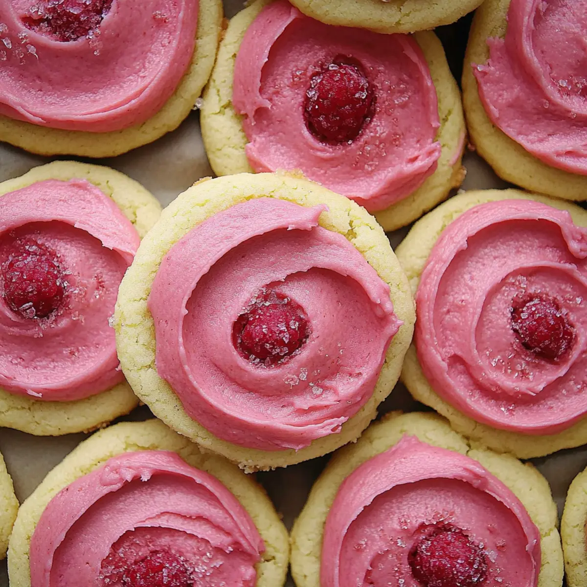 Delicious Lemon Sugar Cookies with Raspberry Buttercream Recipe