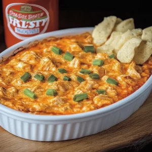 Buffalo Chicken Dip with Franks Buffalo Sauce