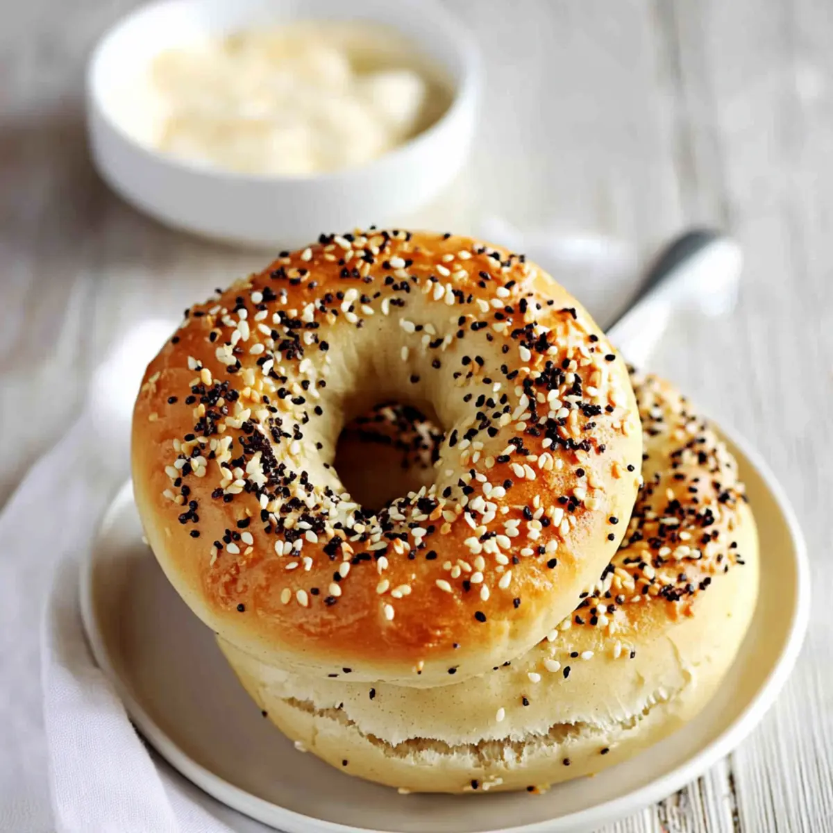 Quick 2-Ingredient Bagel Recipe