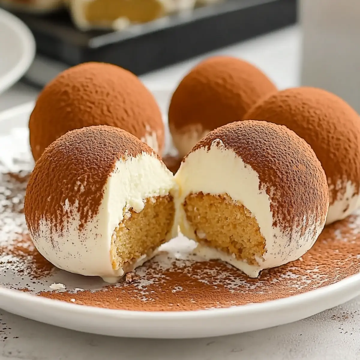 Delicious Tiramisu Truffles Recipe with Savoiardi Cookies
