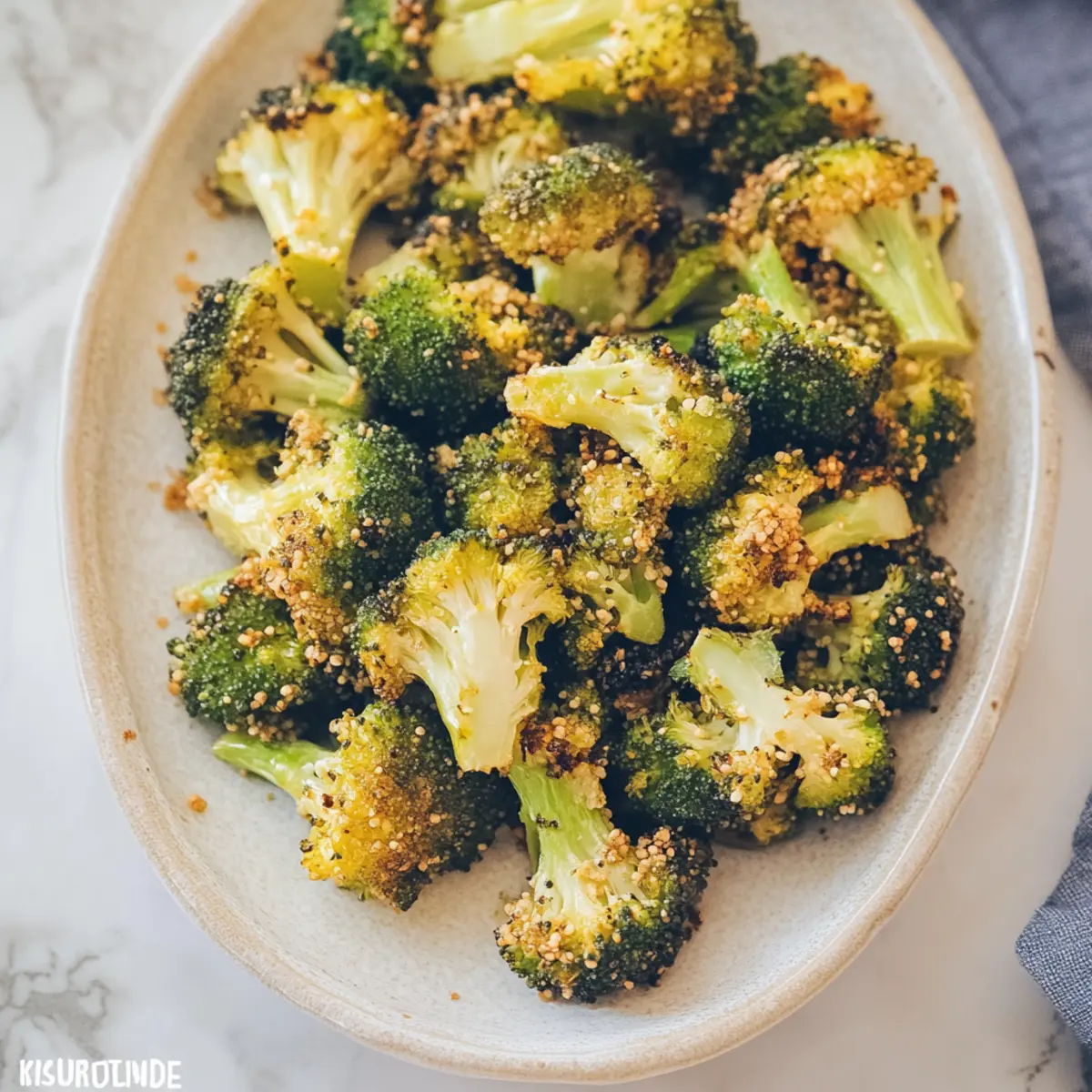 Roasted Broccoli With Nutritional Yeast for Crispy Flavor
