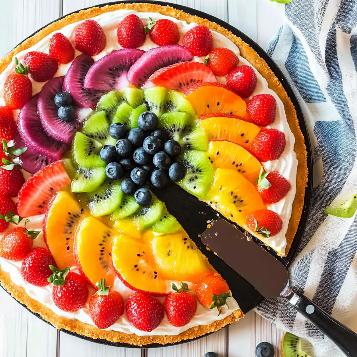 Ultimate Rainbow Fruit Pizza