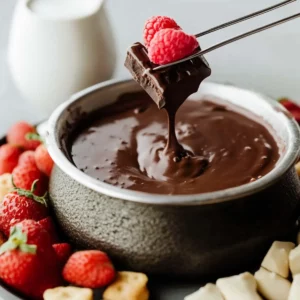 Creamy Chocolate Fondue