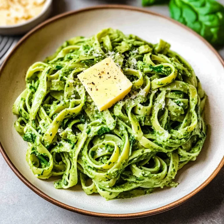 10-Minute Spinach Pasta