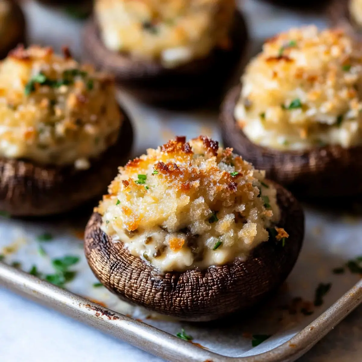 Boursin Garlic & Herb Stuffed Mushrooms