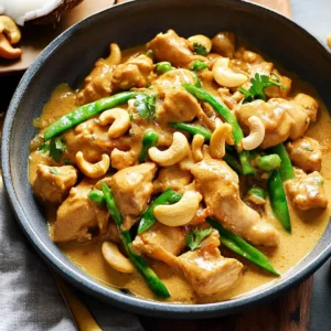 Cashew Chicken with Coconut Sauce