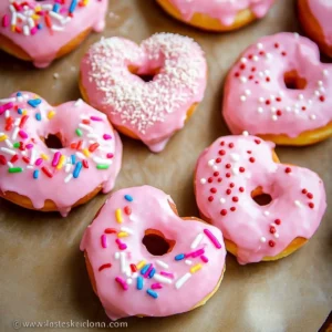 Heart-Shaped Doughnuts