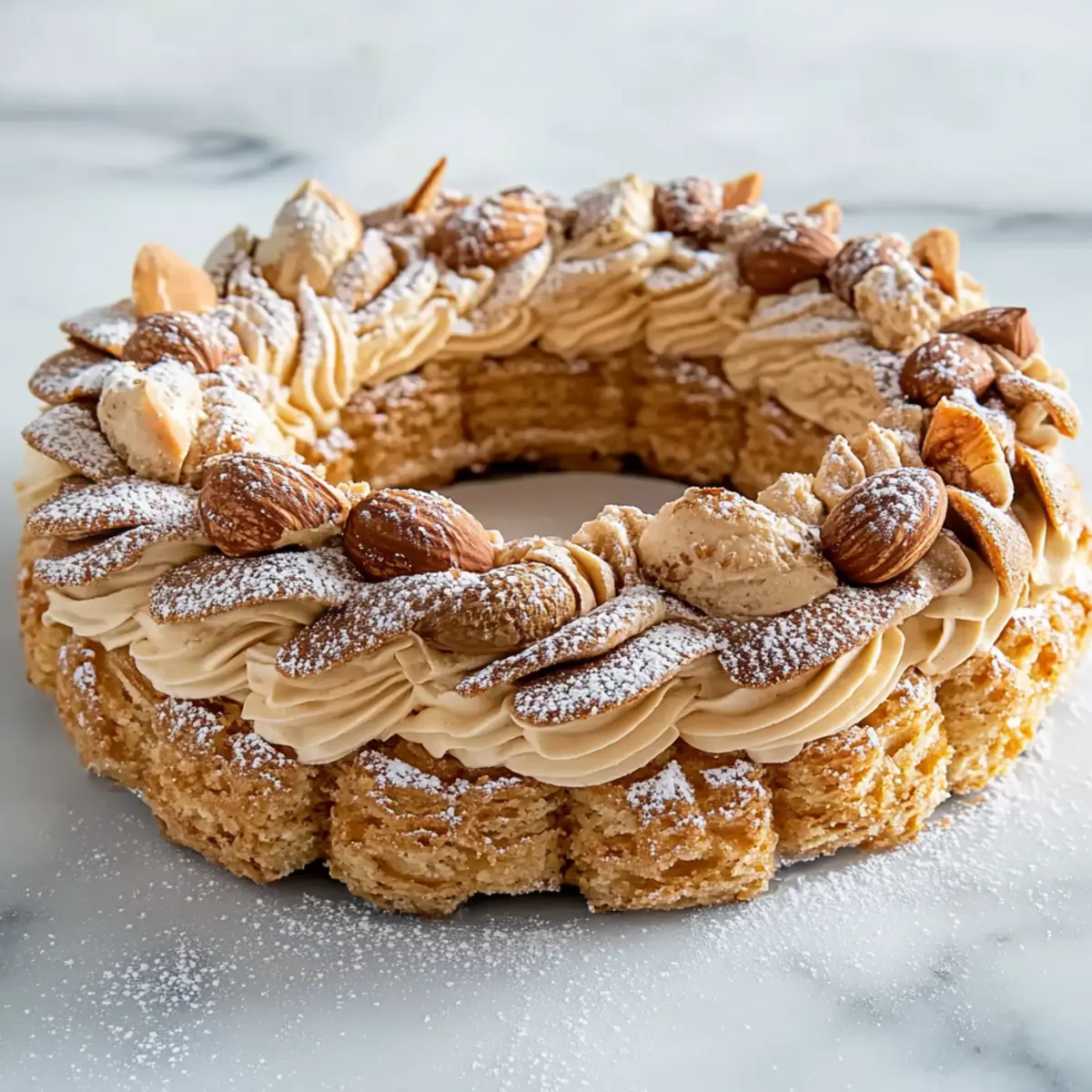 Decadent Paris-Brest with Hazelnut Cream