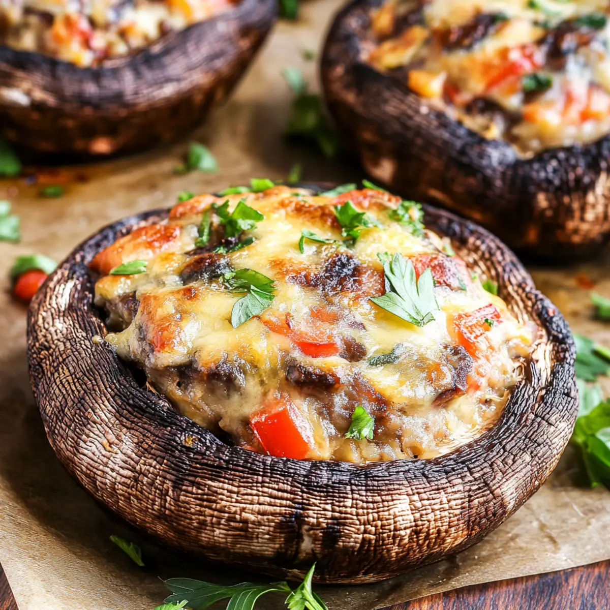 Delicious Stuffed Portobello Mushrooms Recipe for Easy Appetizers