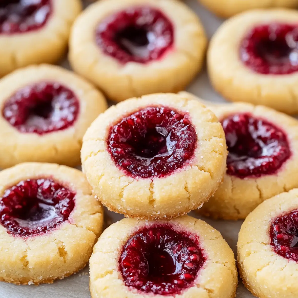 Delicious Raspberry Shortbread Cookies with Almond Flavor