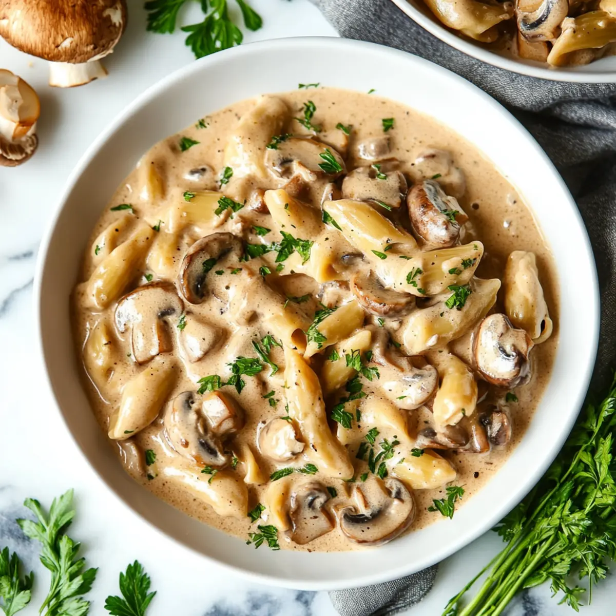 Deliciously Creamy Mushroom Stroganoff Ready in 30 Minutes
