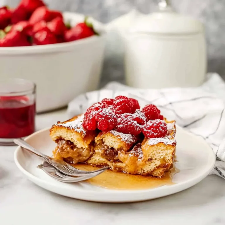 Easy French Toast Brioche Casserole