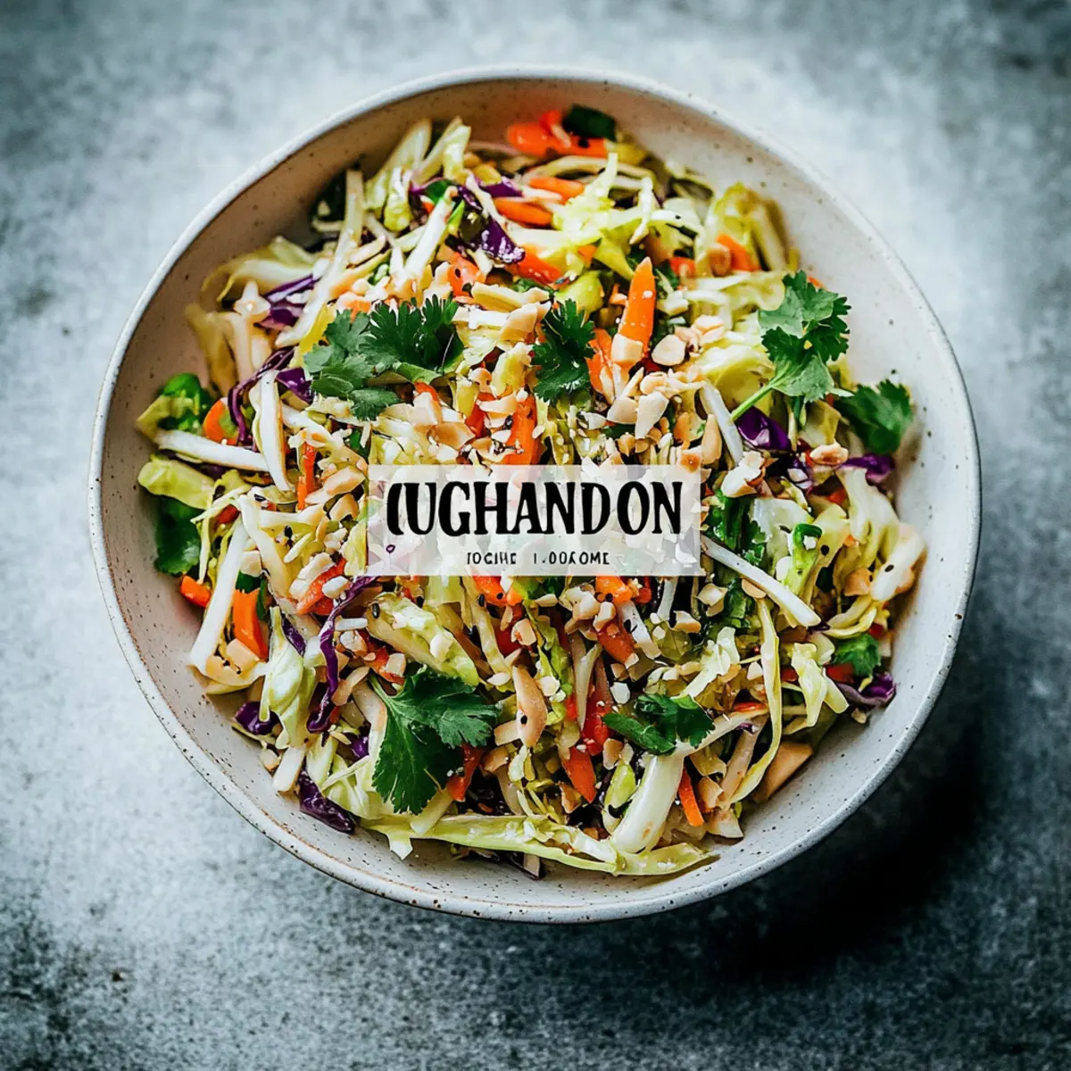 Crunchy Thai cabbage salad